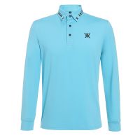 J.LINDEBERG♚ ANEW Golf long-sleeved T-shirt mens sunscreen fashion simple sports POLO shirt outdoor sports quick-drying sweat-wicking jersey