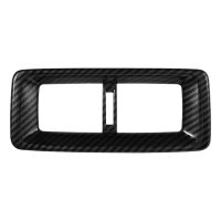 Car Carbon Fiber Rear Air Conditioning Vent Outlet Protective Trim Cover for -V 2022 2023