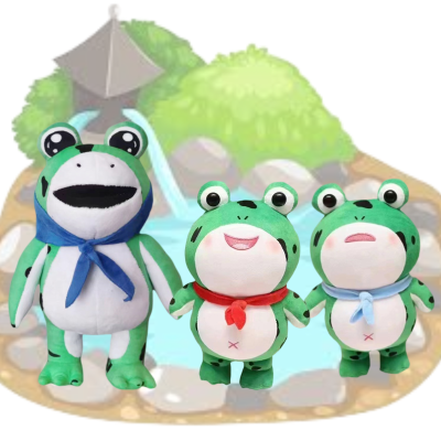 Toys Plush Frog Cartoon Plushies Cute Pillow Dolls Room Kids Gifts Decorative
