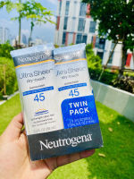 Neutrogena Ultra Sheer Dry-Touch Sunscreen SPF 45 (TWIN PACK)