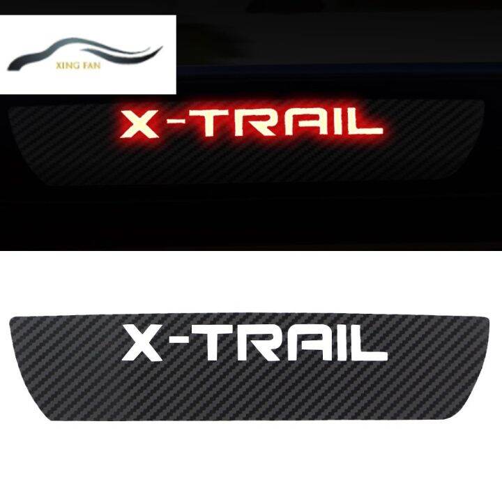 XINFAN Carbon Fiber Car High Brake Lamp Light Sticker for Nissan X