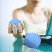 ซิลิโคนนวดบำบัด Grip Ball สำหรับมือนิ้วมือความเครียดการออกกำลังกายความเครียด