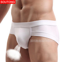 Mens Underwear Triangle Modal Low Waist Sexy U Convex Pocket Mens Underwear Small Boxer Shorts Head New Product