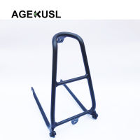 分享: 最爱 (4) AGEKUSLราวจักรยานสำหรับBromptonจักรยานล้อEasy Cargo Racks T6 Stable