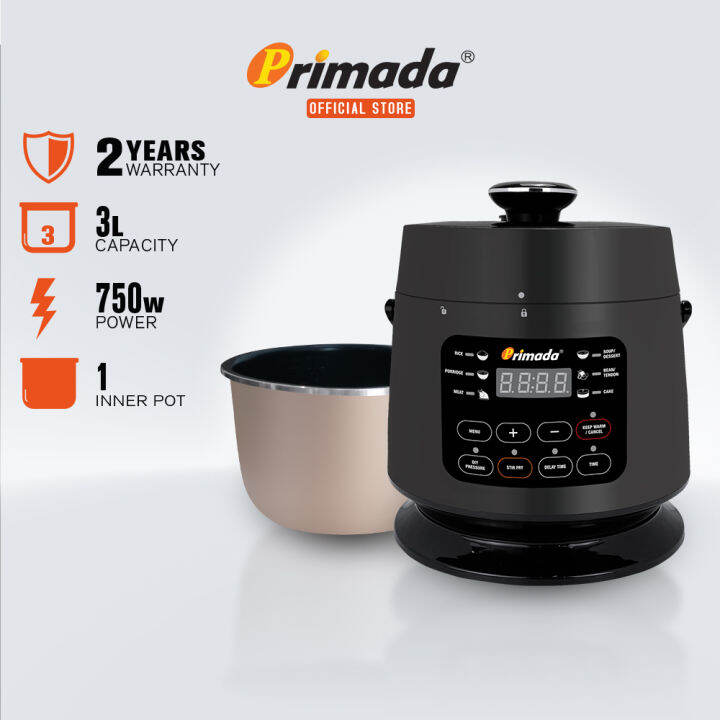 primada pressure cooker mpc2550