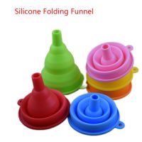 【CW】 1PCS Food Grade Silicone Gel Folding Funnel Telescopic Neck Filling Tools