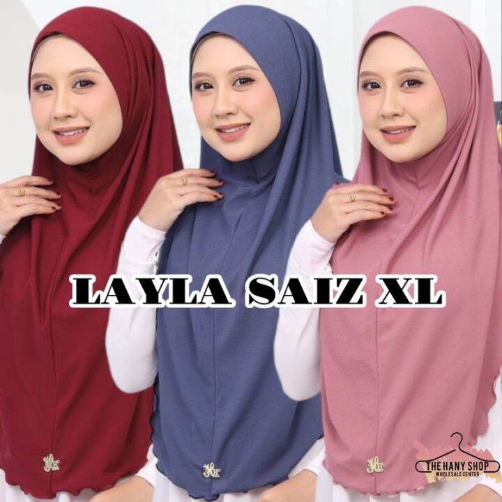 TUDUNG SARUNG LAYLA SAIZ XL | Lazada