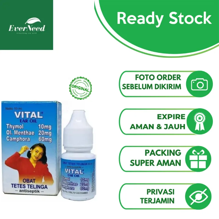 VITAL tetes telinga | Lazada Indonesia