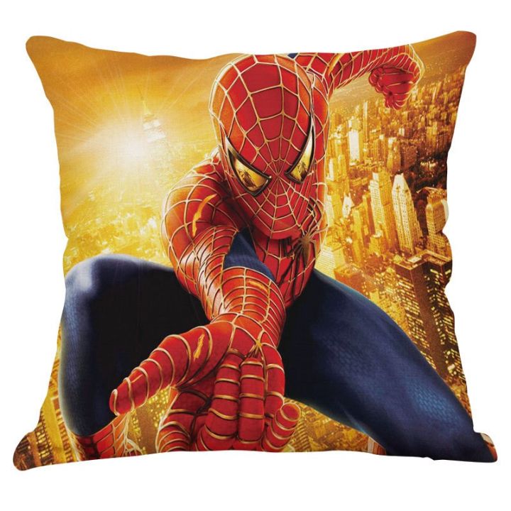 disney-decorative-pillowcase-cushion-cover-mcqueen-car-spiderman-hulk-captain-america-pillow-case-cartoon-boy-gift-45x45cm