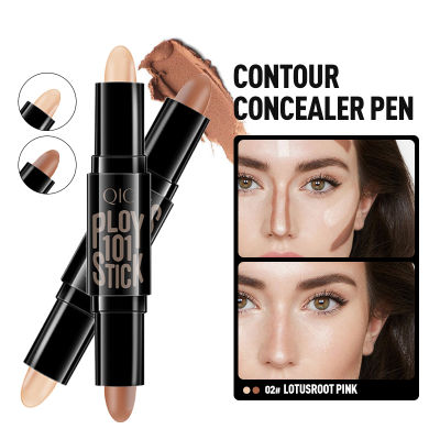 ไฮไลท์ปากกาสีบรอนซ์ Face Make Up Liquid Waterproof Contouring Foundation Contour Makeup Concealer Stick Pencil Cosmetics ~