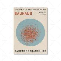 Bauhaus ศิลปะบนผนังผ้าใบวาดภาพเรขาคณิตสมัยใหม่นิทรรศการดวงอาทิตย์แบบนอร์ดิกโปสเตอร์และภาพพิมพ์0706