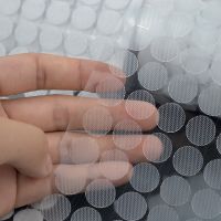 500/1000pairs 10/15/20mm Transparent Dots Self Adhesive Hook and Loop Fastener Tape Strong Glue Baby Round Coin Tape Sticker