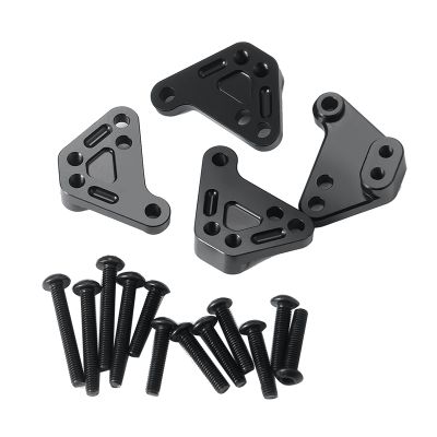 4PCS Heighten Shocks Mount Metal Shock Mount Towers Front & Rear Heighten Shocks Mount for 1/10 RC Crawler TRAXXAS MAXX WideMAXX