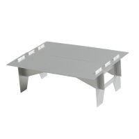 hyfvbu✹✢  Camping Table Small Folding Aluminum Alloy Desk Camp with Storage for Beach Backyard