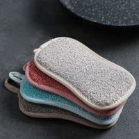 1 PCS Dish Cloth Wash Bowl Of Magic Sponge Wipe Microfiber Cloth Brush Kitchen Clean Double-sided Dish Cloth Dish Cloth  Towels