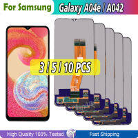 3510ชิ้น Asal 6.5 สำหรับ Samsung Galaxy A04e LCD Paparan Skrin สำหรับซัมซุง A042 A042M ประกอบดิจิไทเซอร์จอแอลซีดี A042FDS