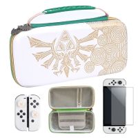 【LZ】✠●✷  Nintendo Switch Glass Screen Protector OLED Carry Bag Case Kit Acessórios Punhos Analógicos Lágrimas do Reino NS Switch ZD