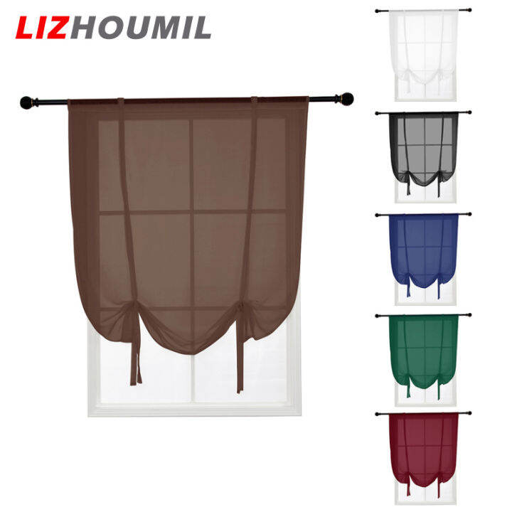 lizhoumil-ผ้าม่านหน้าต่างสีทึบใสทันสมัยไฟกันความร้อนแบบมินิมอลสำหรับห้องนั่งเล่นผ้าม่านหน้าต่างห้องนอน