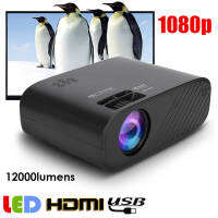 W90 Portable 3D HD LCD Projector 720Pรุ่นมาตรฐานโปรเจคเตอร์สีดำ 100V-240V