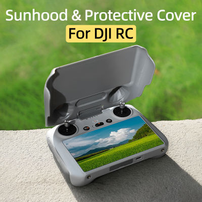 สำหรับ DJI Mini 3 Promavic 3 Air 2วินาทีจมูก RC ควบคุมระยะไกลหน้าจอ2 In 1 Sunhood รอยขีดข่วนหลักฐานฝาครอบป้องกันกรณีอุปกรณ์เสริม