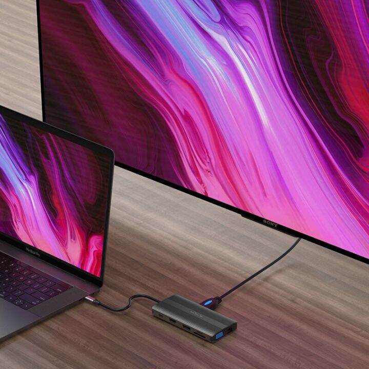ยูเอสบีฮับยูเอสบี-c-หัวแปลงสัญญาณ-hdmi-type-c-เครื่องอ่านการ์ดตัวแยก-usb-ปลั๊กตัวแปลง-usb-c-แท่นที่ตั้งมือถือสำหรับเดสก์ท็อปอุปกรณ์เสริมสำหรับ-pc