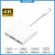 BOKEWU Bộ Chuyển Đổi USBC 3.1 Cáp Chuyển Đổi Sạc USB C Type Sang USB 3.0