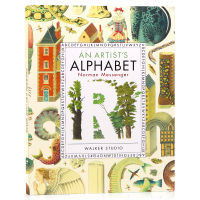 An artist S alphabet Alphabet Book Childrens English Enlightenment cognition picture book art enlightenment parent-child picture book paperback Norman messenger
