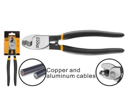 INGCO คีมตัดสายไฟ เคเบิ้ล รุ่น HCCB0206 ขนาด 6"(160mm.) คีมตัดสายไฟ คีมปากนกแก้ว คีมปอกสายไฟ .  # (ส่งไว)