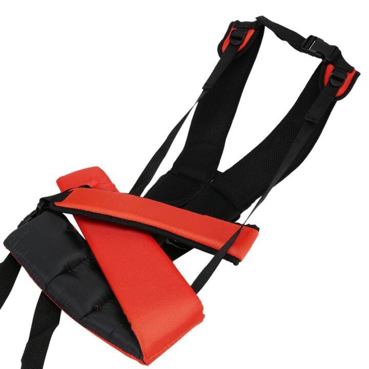 double-shoulder-w-shape-harness-strap-comfortable-labor-saving-strimmer-padded-belt-for-brush-cutter-trimmer