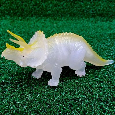 Simulation software luminous glow animal model of tyrannosaurus rex triceratops dinosaurs boy toys suit children gifts