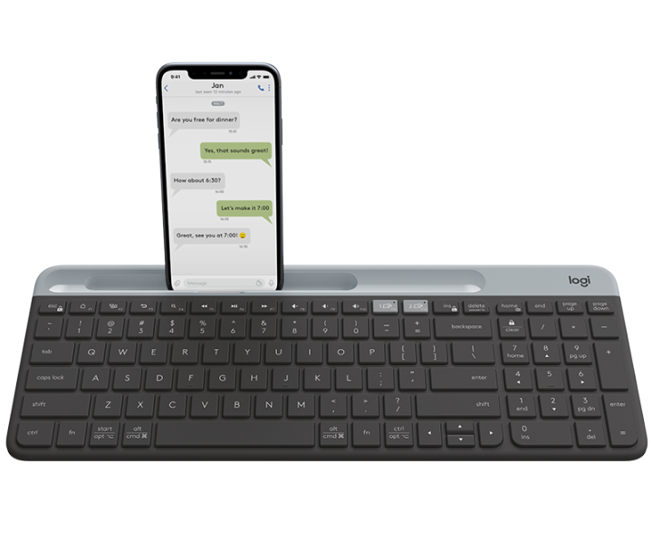logitech-k580-wireless-keyboard-graphite-คีย์บอร์ดไร้สายสีดำ-ของแท้-ประกันศูนย์-1ปี-แถมฟรี-สติกเกอร์ภาษาไทย