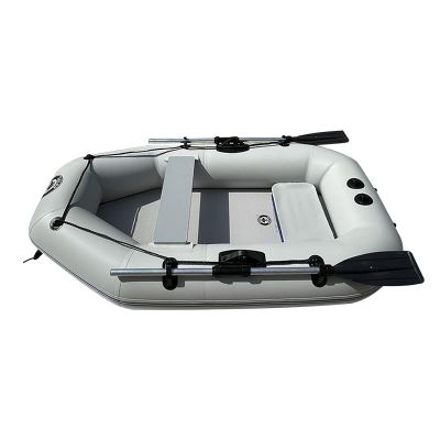 Solar Marine 2 Persons PVC Inflatable Boat Fishing Kayak Canoe Air Deck Floor Dinghy with Free Accessories Outdoor Water Sports