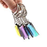 Colorful Harmonica Keychain 8 4 Holes for Chain Harmonic Keyring Keys Holder Pendant 24BD