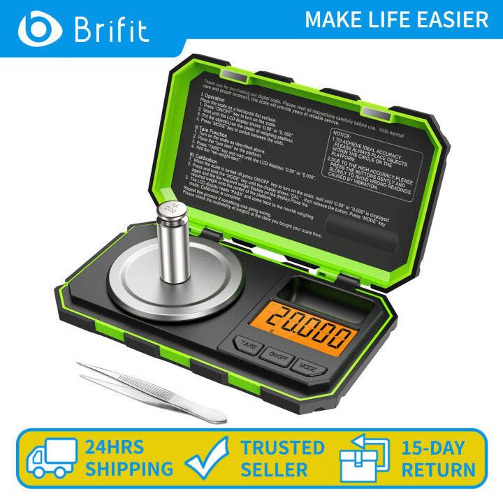 Brifit 0.001g/20g Professional Digital Mini Scale, Pocket Scale