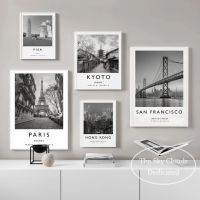 Cityscape ภาพวาดผ้าใบท่องเที่ยวเมืองโรมนิวยอร์กโปสเตอร์ Modern Wall Art รูปภาพห้องนั่งเล่นห้องนอน Aesthetic Gift