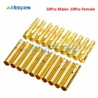 20pcs 3.5mm Gold-Plated Bullet Banana Plug Male Female Bullet Banana Connector Model Battery Plug for RC Battery Motor