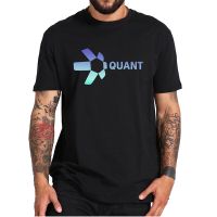 Quant Crypto T-Shirt Cryptocurrency Qnt Coin Token Classic MenS Tee Tops Short Sleeves 100% Cotton Eu Size Homme Camiseta