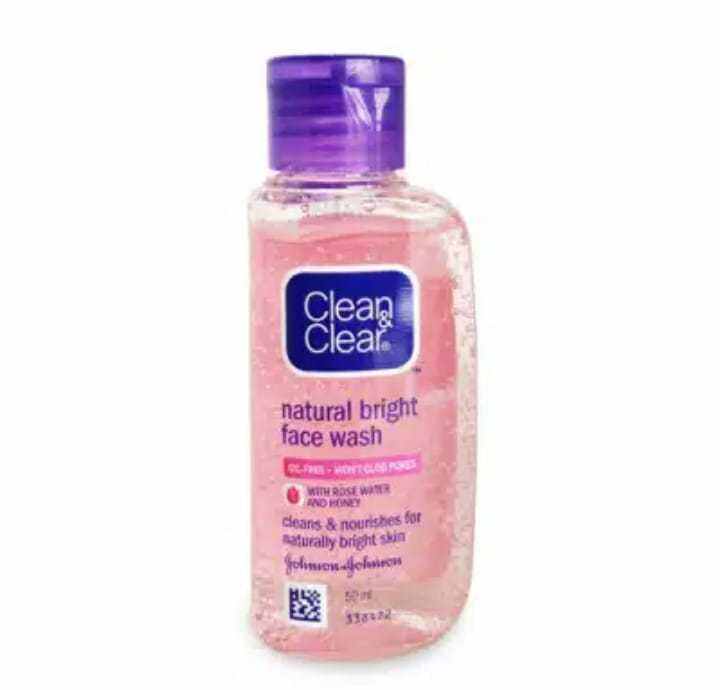 clean and clear natural bright face wash 50ml | Lazada Indonesia