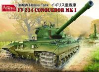 สนุกกับ HOY 1/35รถถังหนักอังกฤษ FV214 Conqueror MK I #35A00 6ชุดประกอบโมเดล