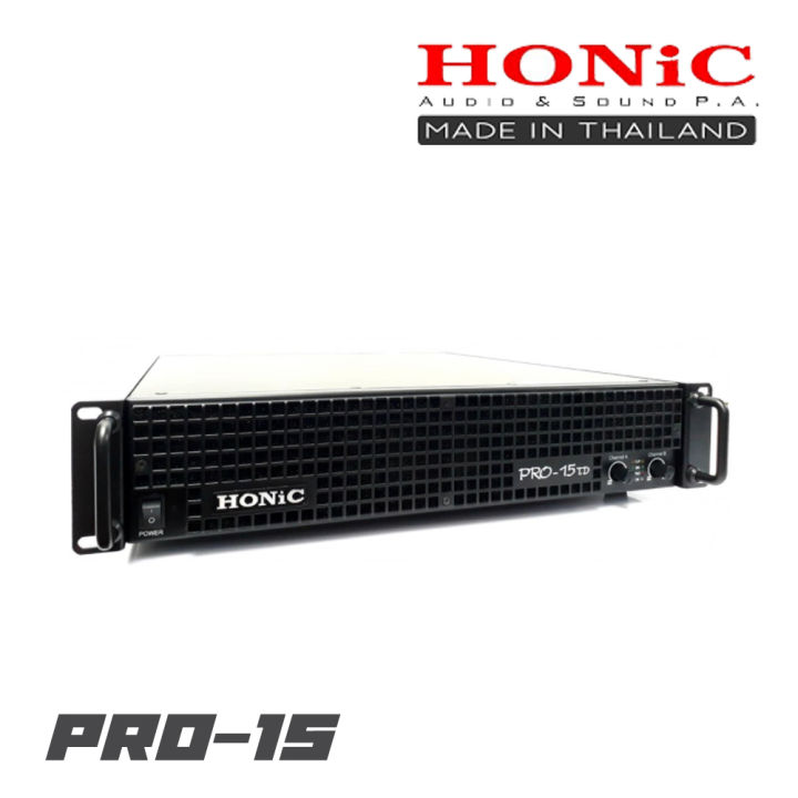 honic-pro-15-เพาเวอร์แอมป์-2-ch-class-tb-กำลังขับ-1-500-2-ที่-8-โอห์ม-มีพัดลมระบายความร้อนภายใน-4-ตัว-สินค้าใหม่แกะกล่อง-รับประกันสินค้า-1-ปี