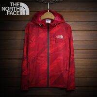 The North Face เสื้อแจ็คเก็ตกลางแจ้งสำหรับสุภาพสตรี เสื้อแจ็คเก็ตตาข่ายระบายอากาศมีฮู้ดสำหรับบุรุษ