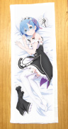 Gối ôm dài Rem Re Zero 40cmx1m Rem Re Zero Kara Hajimeru Isekai Seikatsu