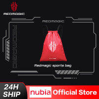 นูเบีย RedMagic กระเป๋ากีฬาพับกระเป๋าเป้สะพายหลัง Drawstring ร้านกระเป๋าเดินป่าตั้งแคมป์กระเป๋าชายหาดว่ายน้ำกระเป๋า