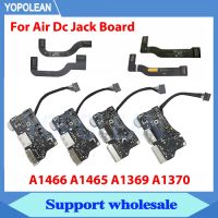 Original i/o USB Audio DC Jack Board and Flex Cable For MacBook Air A1466 A1465 A1369 A1370  2010 2011 2012 2013 2015 2017 Year Artificial Flowers  Pl