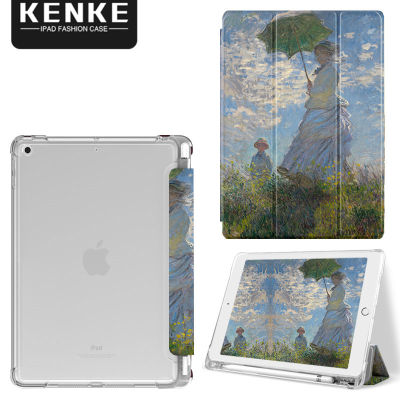 KENKE เคสไอแพด พร้อมช่องใส่ดินสอ for iPad 2020 Air 4 air 5 iPad 2022 Pro 11 pro 12.9 2020 2021 Mini 6 Mini 5 iPad 7 8 9 gen iPad 5th 6th iPad Pro 10.5 Air 3 case เคสพร