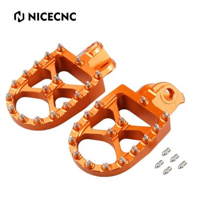 NICECNC ที่วางเท้า57มม. ที่พักตัวล๊อครถที่วางเท้าสำหรับ KTM 690 Enduro SMC SMR 950 990 1050 190 1190 1290 Super Adventure R S Moto