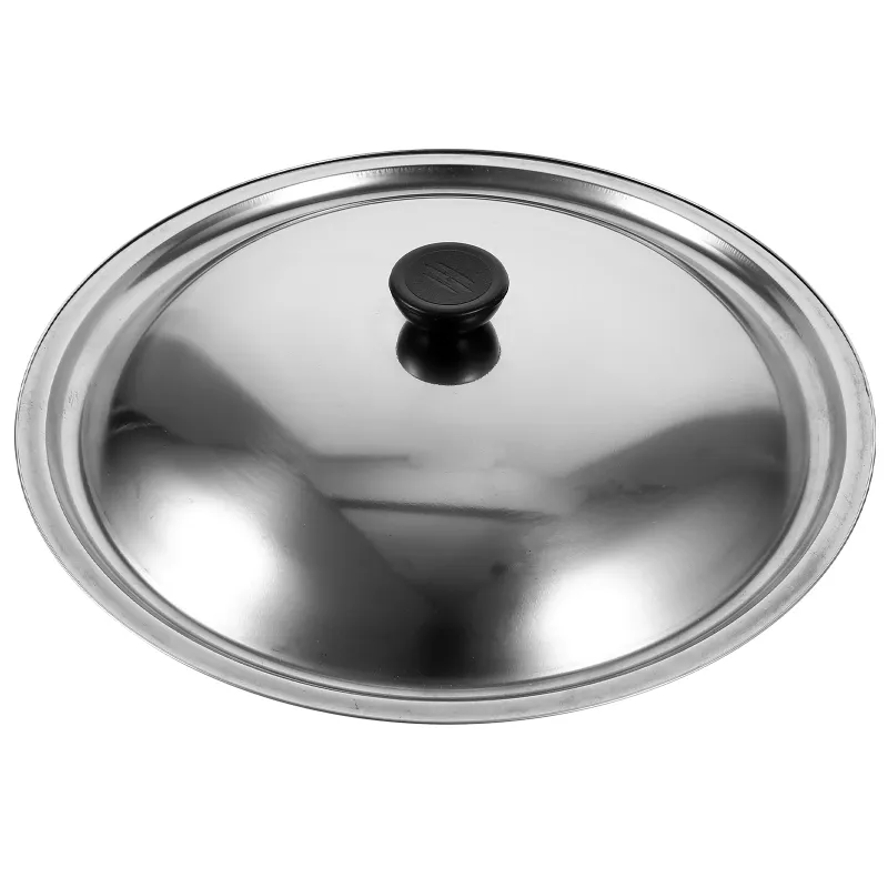 OUNONA Stainless Steel Pan Lid Universal Pot Lid Frying Pan Cover Pot and  Pan Lid for Kitchen