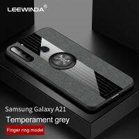 LEEWINDA สำหรับ Samsung Galaxy A21เคสโทรศัพท์,เกราะหนังกรณีรถแม่เหล็ก Shell