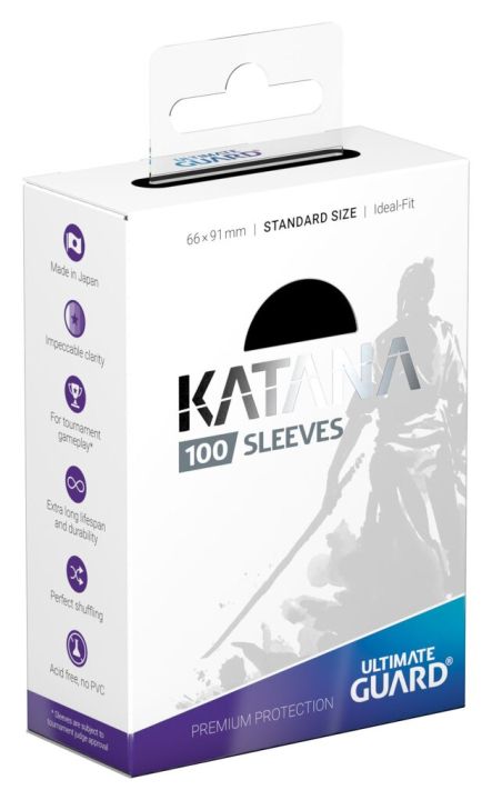 ultimate-guard-katana-100-sleeves-ซองใส่การ์ด-คุณภาพดีที่สุด-standard-size-ใช้ในงานแข่งได้