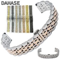 Butterfly Buckle Watch Band 12 14 15 16 17 18 19 20 21 22 23 26 24mm Stainless Steel Watch Band Replacement Metal Strap Bracelet Straps